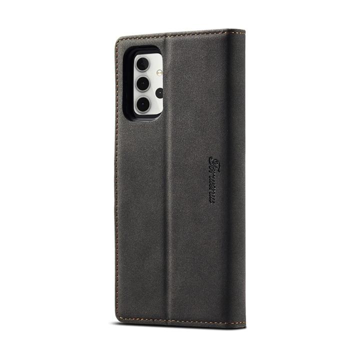 Bild 2, Samsung Galaxy A32 5G - FORWENW Läder Fodral - Svart
