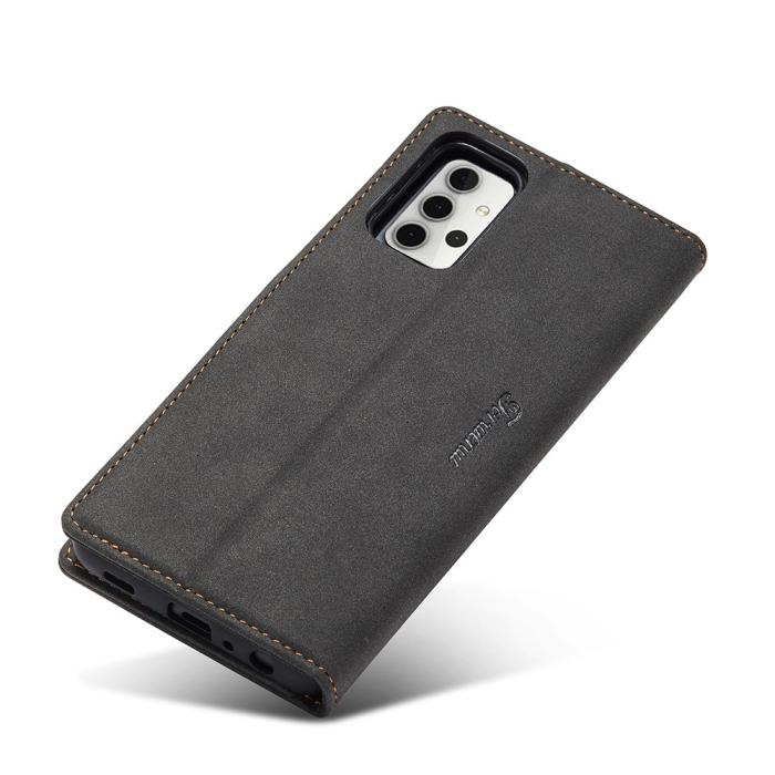Bild 5, Samsung Galaxy A32 5G - FORWENW Läder Fodral - Svart