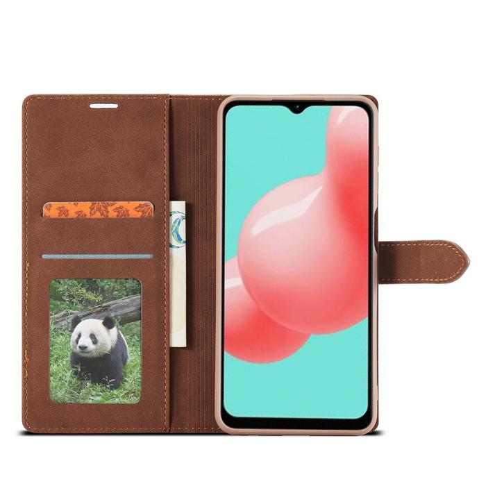 Bild 3, Samsung Galaxy A32 5G - FORWENW Läder Fodral - Brun