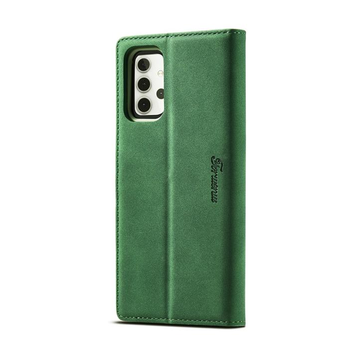 Bild 2, Samsung Galaxy A32 5G - FORWENW Läder Fodral - Grön