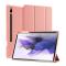 DUX DUCIS Samsung Galaxy Tab S7 Plus / Tab S8 Plus DOMO Tri-Fold Fodral Roséguld