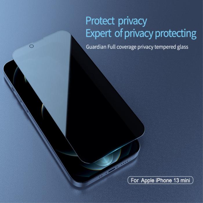 Bild 2, iPhone 13 Mini - NILLKIN Privacy Heltäckande Skärmskydd I Härdat Glas