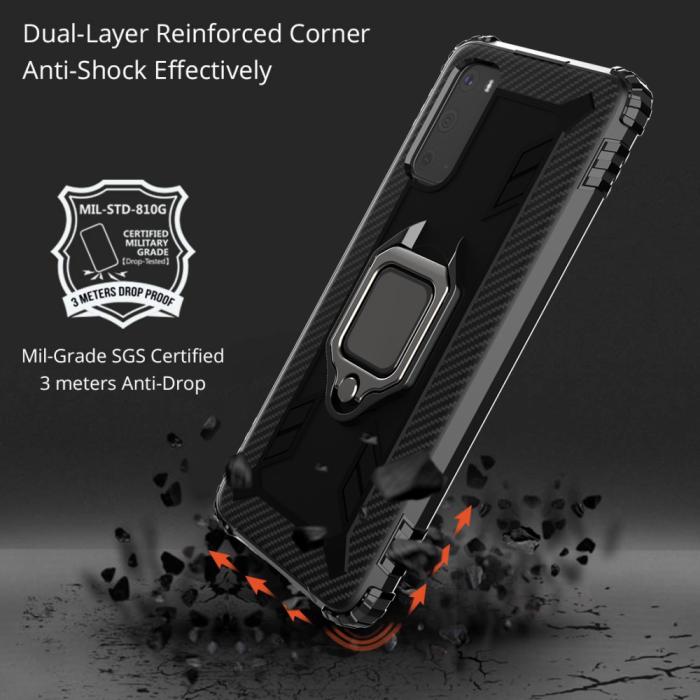 Bild 3, Samsung Galaxy S20 Plus - Armour Ring Skal - Svart