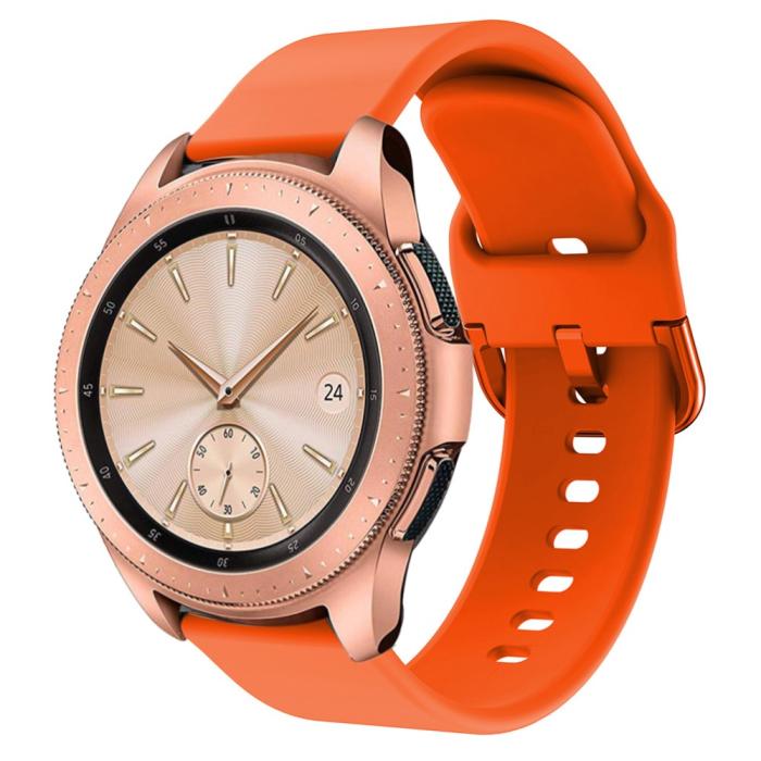 Bild 1, Silikon Armband För Smartwatch (20mm) - Orange