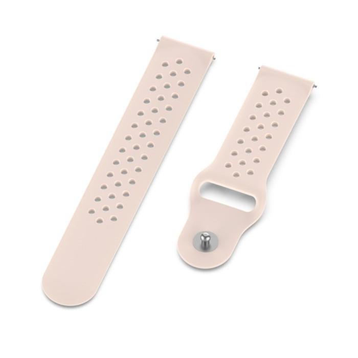 Bild 2, Träningsarmband I Ihåligt Silikon (20mm) - Ljus Rosa