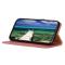 KHAZNEH Samsung Galaxy S25 Edge Fodral Läder Rosa