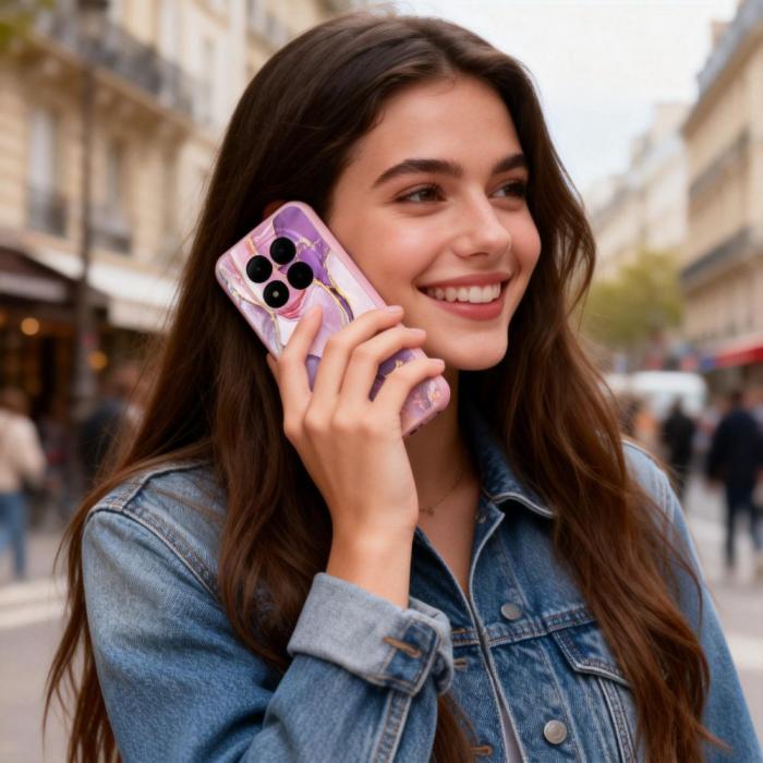 Bild 4, Tech-Protect Xiaomi Redmi Note 15 Pro 5G Skal Icon Marble