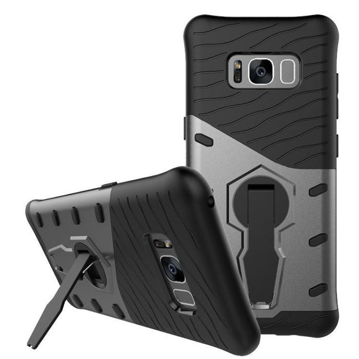 Bild 2, Samsung S8 Sniper Case Skal - Silver