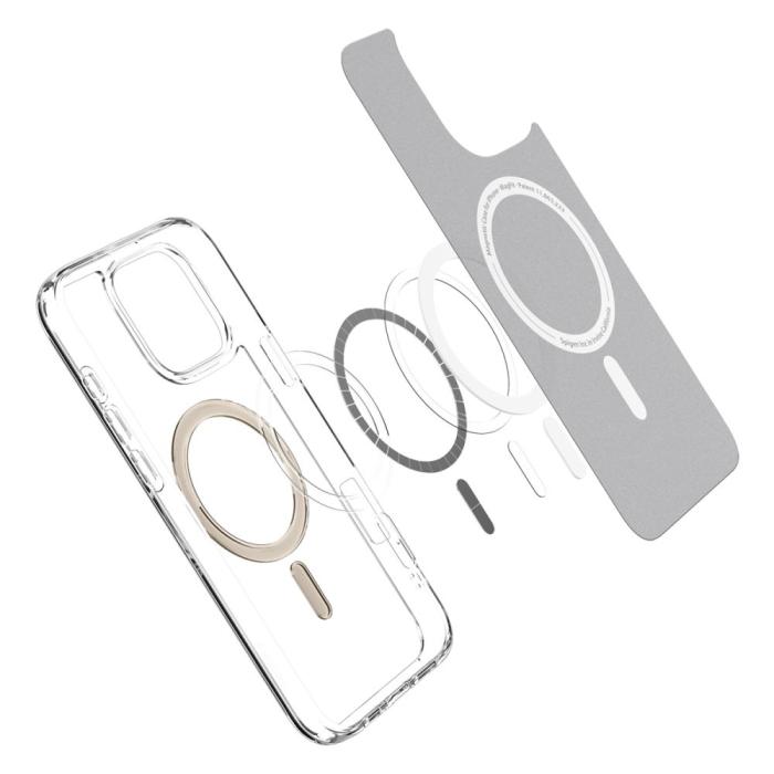 Bild 5, Spigen iPhone 16 Pro Skal MagSafe Mag Ultra Hybrid Gold