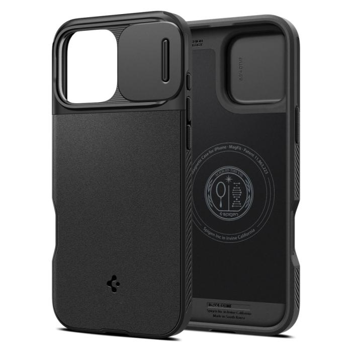 Bild 1, Spigen iPhone 16 Pro Skal MagSafe Optik Armor Black