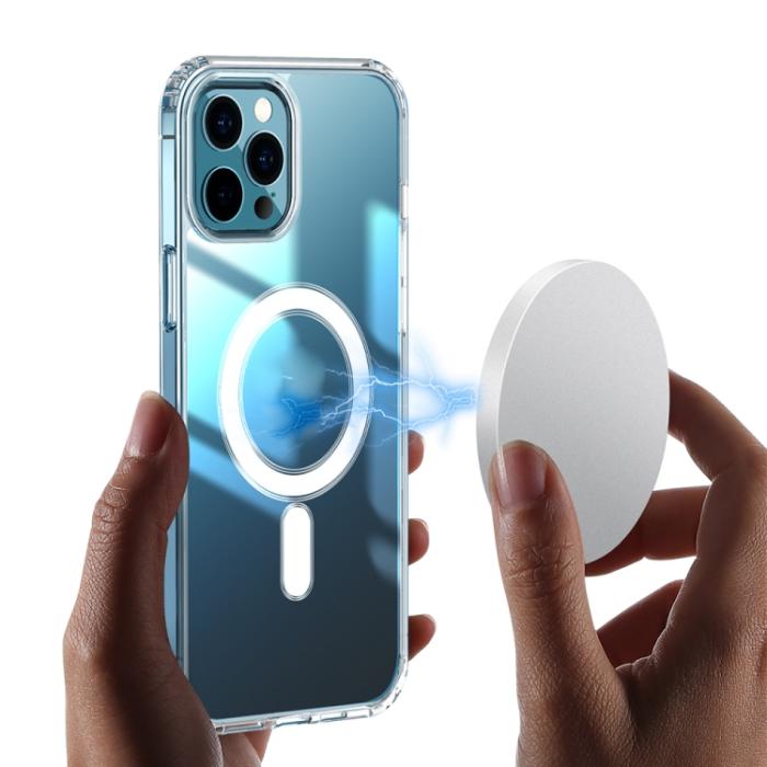 Bild 4, iPhone 14 Plus Skal MagSafe Akryl/TPU Transparent