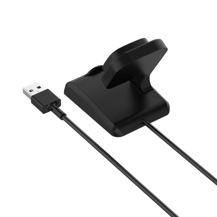 Bild 5, 1m Laddare Till Fitbit Versa 4 / 3 / Sense / Sense 2 Svart