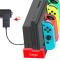 iPega Nintendo Switch LED Laddstation För Ställ och 4x Joy-Con