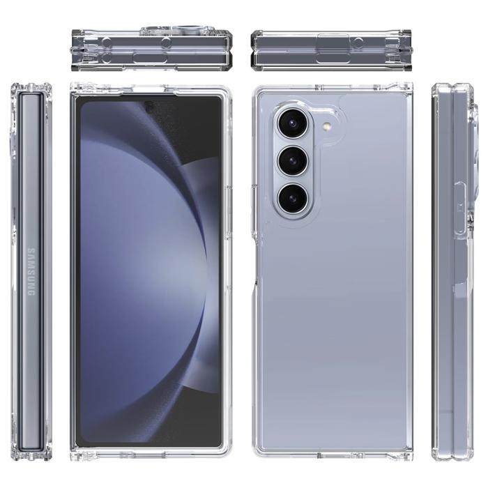Bild 3, Galaxy Z Fold 6 Skal TPU/Akryl Transparent