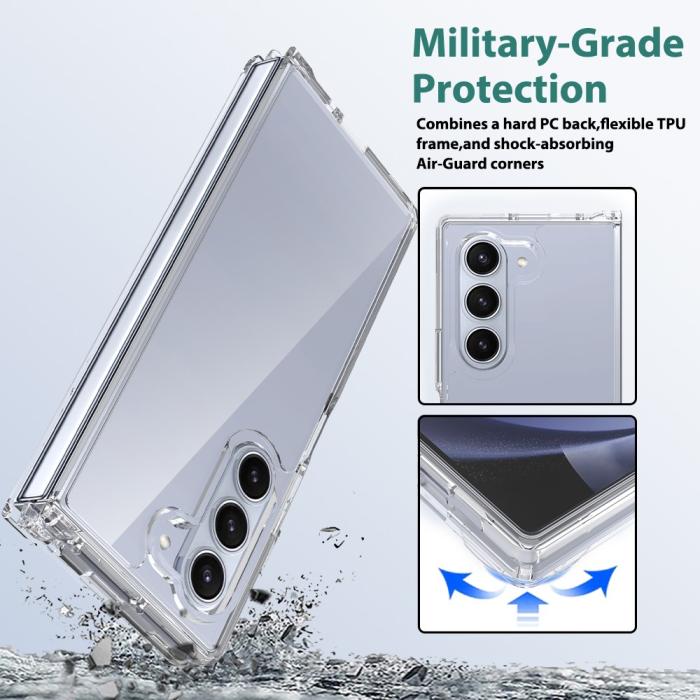Bild 5, Galaxy Z Fold 6 Skal TPU/Akryl Transparent