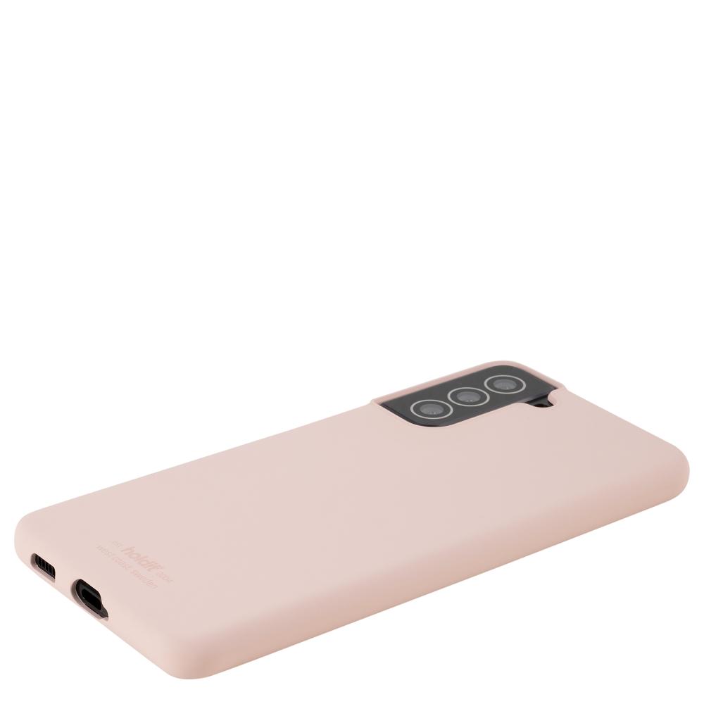 holdit Samsung Galaxy S22 Plus Mobilskal Silikon Blush Pink