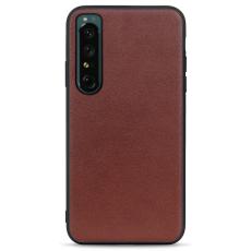 Sony Xperia 1 IV Skal Äkta Läder Hybrid Brun