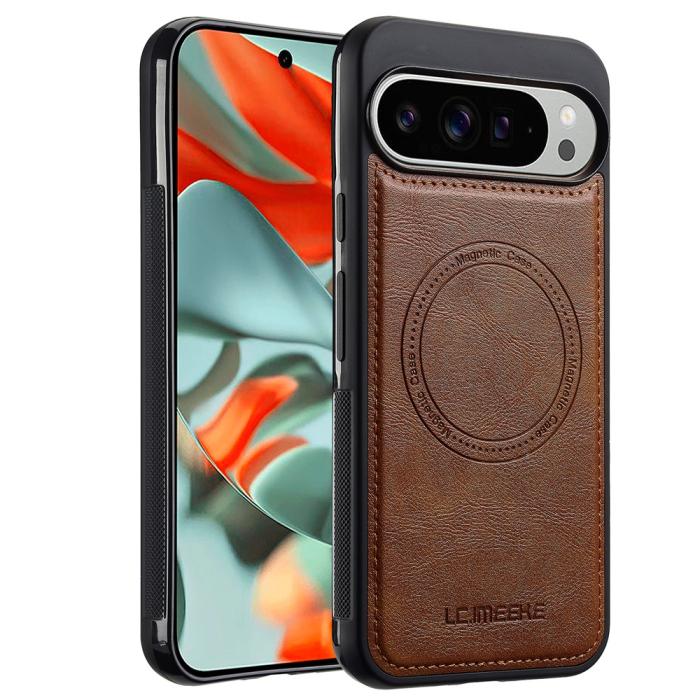 Bild 1, LC.IMEEKE Google Pixel 10/10 Pro / 9/9 Pro Skal MagSafe Läder