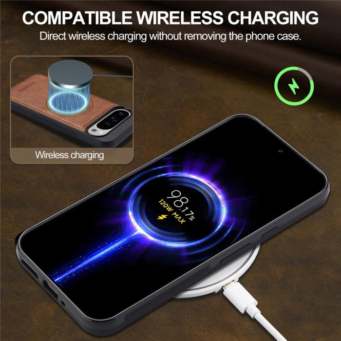 Bild 5, LC.IMEEKE Google Pixel 10/10 Pro / 9/9 Pro Skal MagSafe Läder