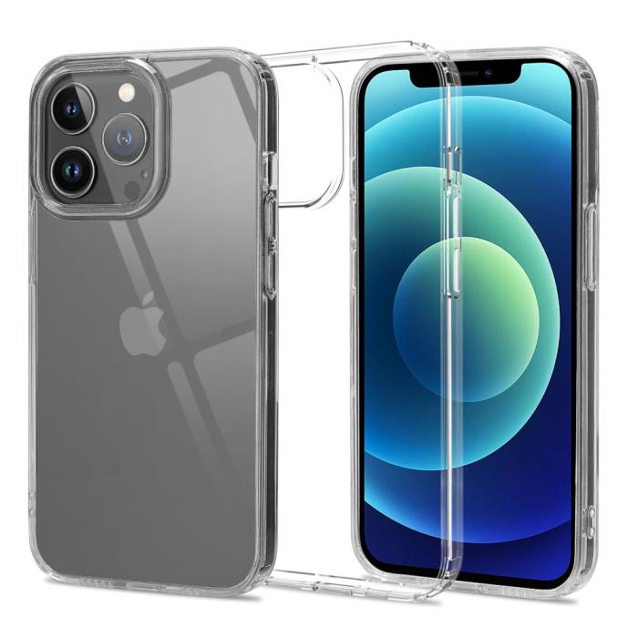Bild 1, Tech-Protect iPhone 12 / 12 Pro Skal FlexAir Hybrid Transparent
