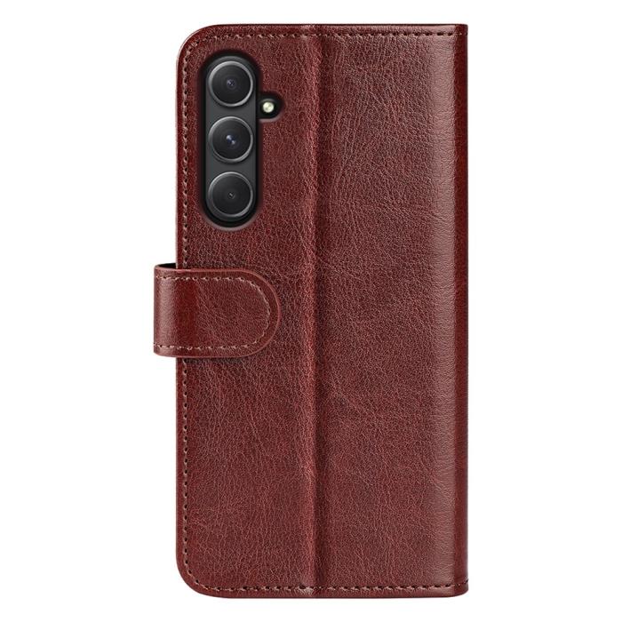 Bild 6, Samsung Galaxy A55 5G Fodral Crazy Horse Läder Brun
