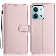 Xiaomi Redmi 15C Fodral L&auml;der Ros&eacute;guld