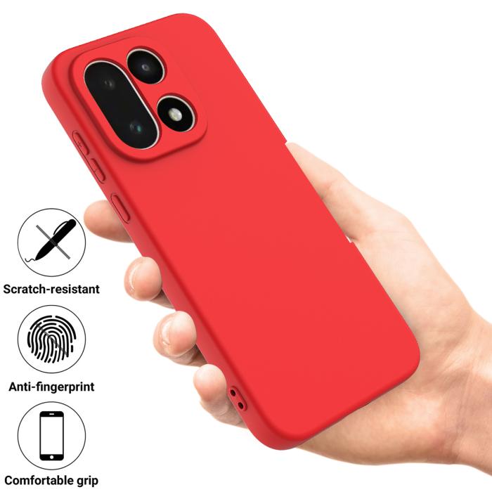 Bild 2, OnePlus 15 Skal Liquid Silikon Röd