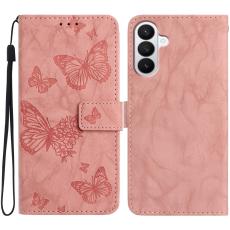 Samsung Galaxy S26 Fodral Fj&auml;ril Tryck Rosa