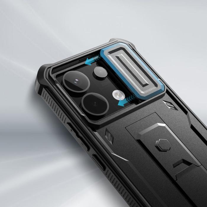 Bild 2, Tech-Protect Xiaomi Redmi Note 13 Pro 5G Skal Kevlar Cam+ Svart