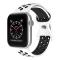 Sportarmband Dual-Color Apple Watch 41/40/38 mm (S/M) Vit/Svart