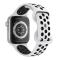 Sportarmband Dual-Color Apple Watch 41/40/38 mm (S/M) Vit/Svart