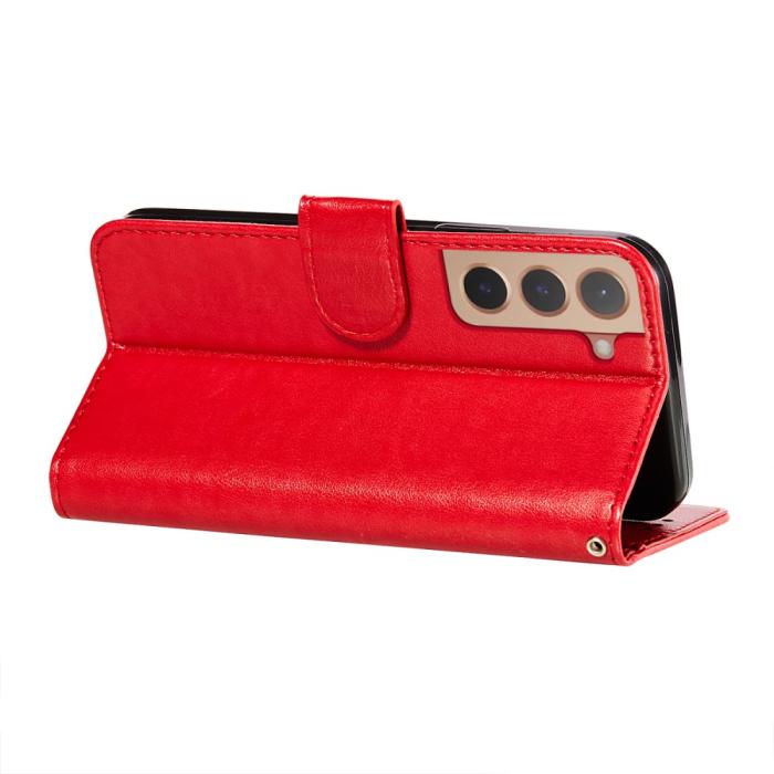 Bild 5, Samsung Galaxy S22 Plus Fodral Tre Ränder Röd