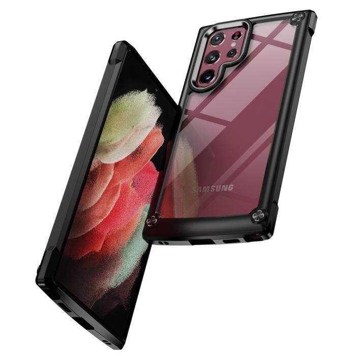 Bild 2, Samsung Galaxy S23 Ultra Skal Shockproof Hybrid Svart