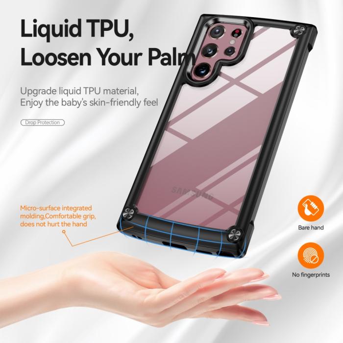 Bild 3, Samsung Galaxy S23 Ultra Skal Shockproof Hybrid Svart