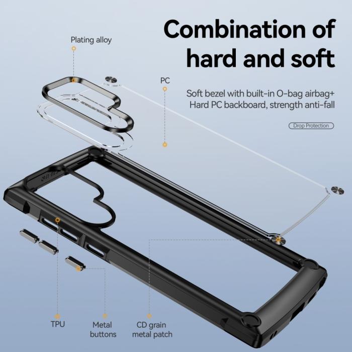 Bild 4, Samsung Galaxy S23 Ultra Skal Shockproof Hybrid Svart