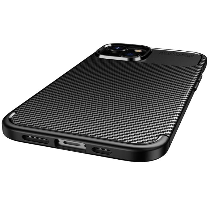 Bild 3, iPhone 14 Pro Max Skal Kolfiber Textur Svart