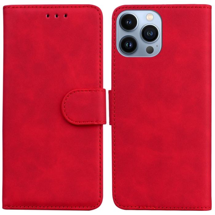 Bild 1, iPhone 15 Pro Fodral Skin Touch Röd
