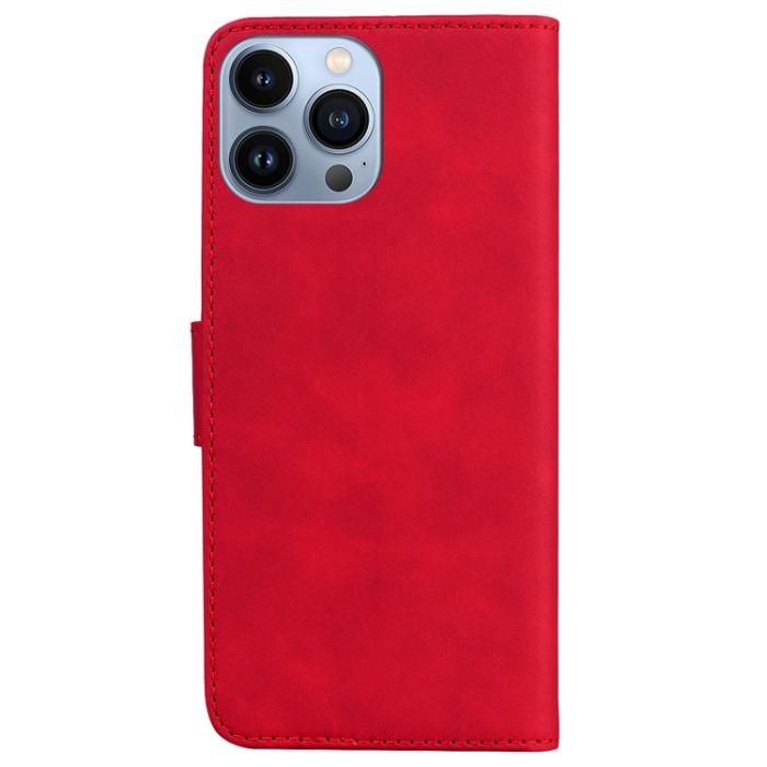 Bild 3, iPhone 15 Pro Fodral Skin Touch Röd