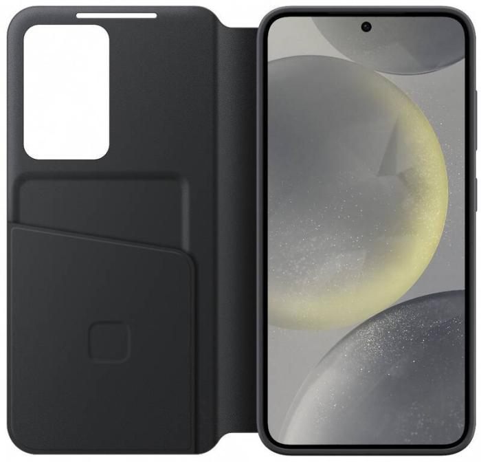 Bild 3, Samsung Galaxy S24 Fodral Smart Clear View Svart