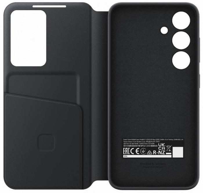 Bild 4, Samsung Galaxy S24 Fodral Smart Clear View Svart