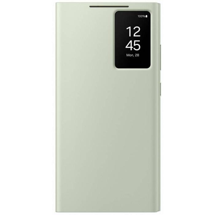 Bild 1, Samsung Galaxy S24 Ultra Fodral Smart Clear View Light Green