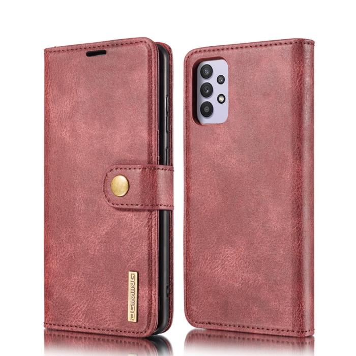 Bild 2, Samsung Galaxy A32 5G - DG.MING 2in1 Magnet Fodral - Röd