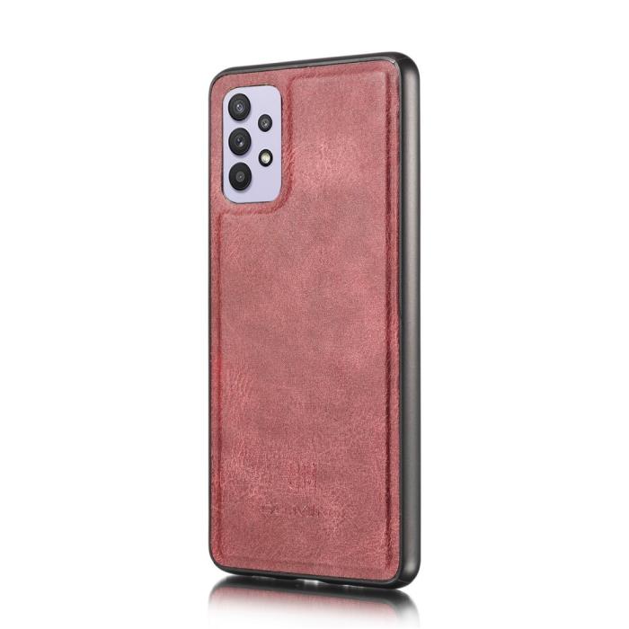 Bild 5, Samsung Galaxy A32 5G - DG.MING 2in1 Magnet Fodral - Röd