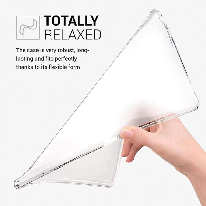 Bild 2, Samsung Galaxy Tab S7 Plus / Tab S8 Plus Transparent TPU Skal