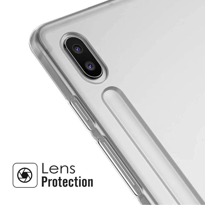 Bild 4, Samsung Galaxy Tab S7 Plus / Tab S8 Plus Transparent TPU Skal