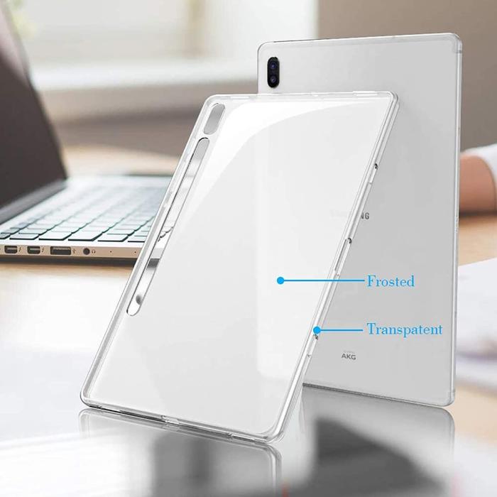 Bild 5, Samsung Galaxy Tab S7 Plus / Tab S8 Plus Transparent TPU Skal
