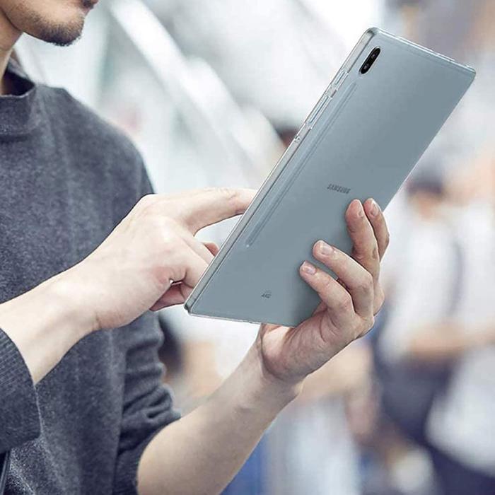 Bild 6, Samsung Galaxy Tab S7 Plus / Tab S8 Plus Transparent TPU Skal