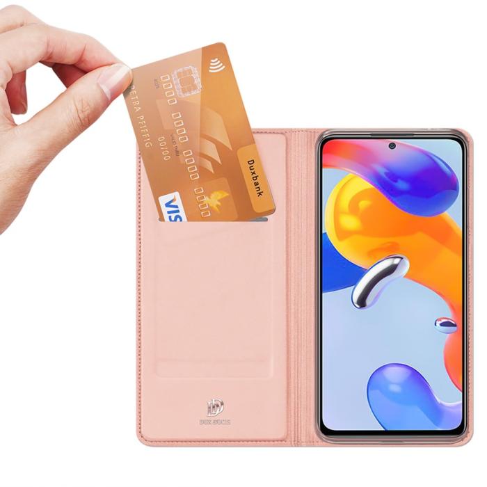 Bild 3, DUX DUCIS Xiaomi Redmi Note 11 Pro 5G Fodral Skin Pro Roséguld