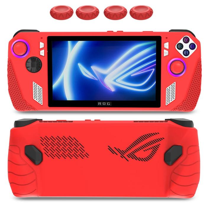 Bild 1, ASUS ROG Ally Skal Slikon Röd