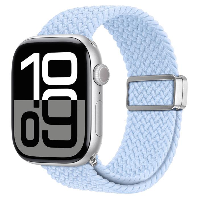 Bild 3, DUX DUCIS Apple Watch 38/40/41/42 mm Armband Flätat Blå